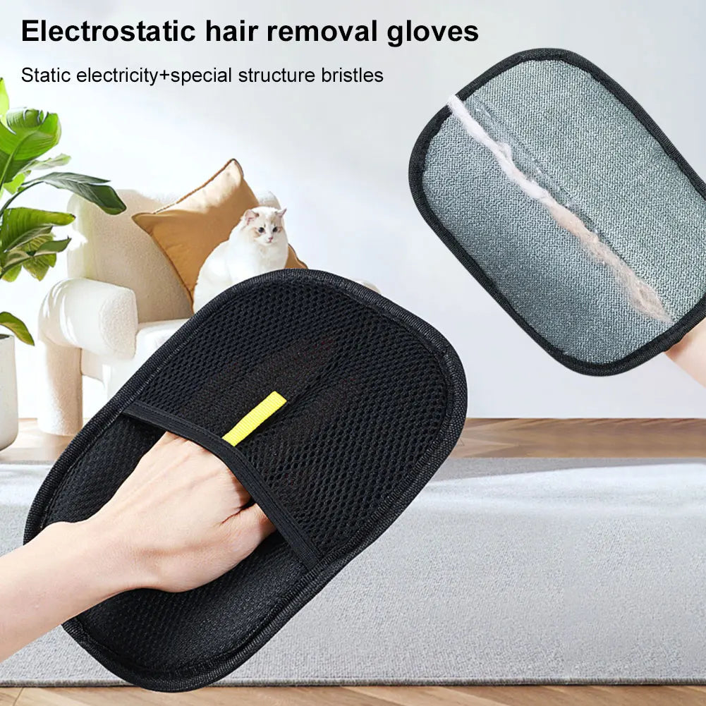 Pet Grooming Hair Remover Gloves