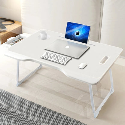 Folding Laptop Bed Desk with Cup Holder