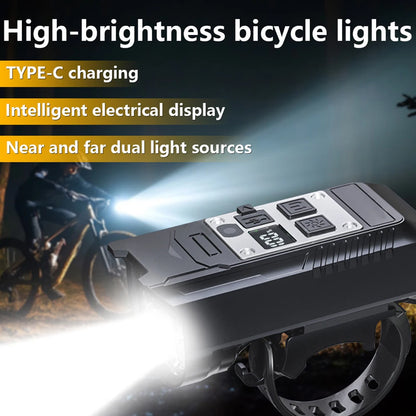 9-LED Smart Bike Front Light (USB-C Rechargeable)