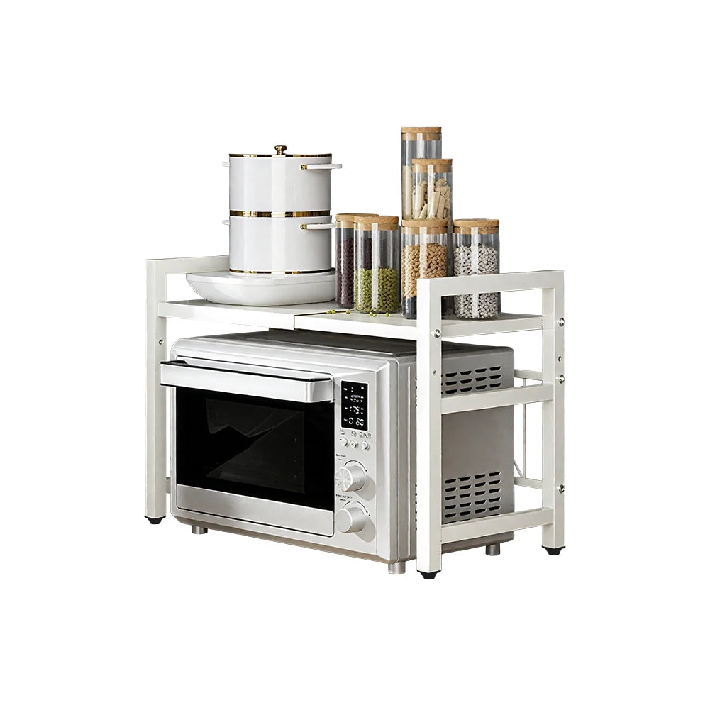 Expandable Microwave Shelf Organizer (42–64cm)